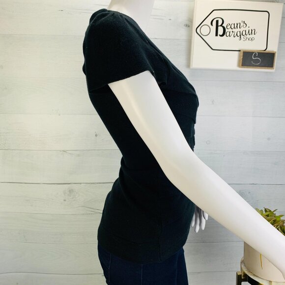 Anthropologie | Sparrow Womens Endless Pleats Cardigan Sweater Black Size S - Picture 5 of 10